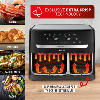 TEFAL Dual Easy Fry Air Fryer 8.3 L EY901840